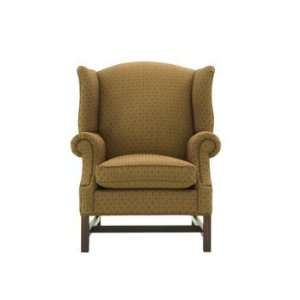  Lauren Brown Blended Fabric Wing Chair
