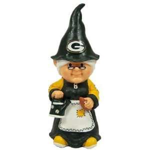 Green Bay Packers NFL Female Garden Gnome:  Sports 