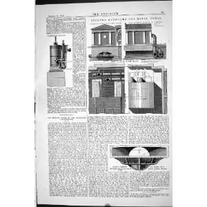  1870 BECKTON GASWORKS METER HOUSE VALVE GEAR JUNCTION 