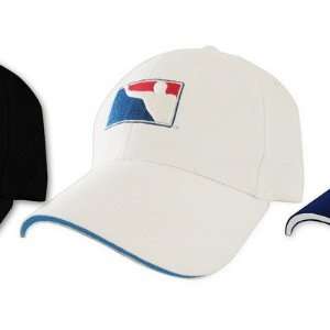  BPONG HATSA01 WHTNVY Fitted Beer Pong Hat with Logo in 