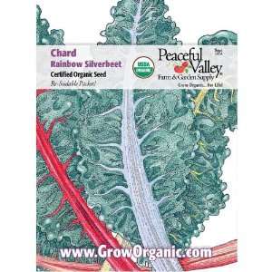    Organic Chard Seed Pack, Rainbow Beet Patio, Lawn & Garden