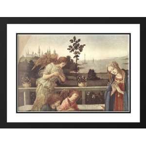 Lippi, Filippino 24x19 Framed and Double Matted Adoration of the Child 