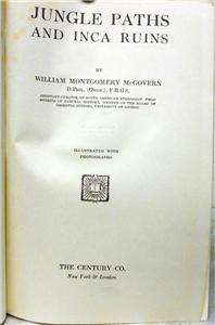 1927 INCA  ANDES CANNIBAL INDIANS SLAVES ILLUSTRATED BANDITS 