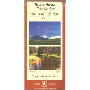  Map Beaverhead Deerlodge NF  South Forest Service Books