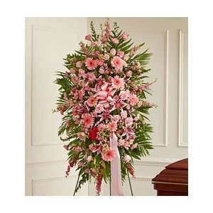 Funeral Flowers by 1800Flowers   Deepest Sympathies Standing Spray 