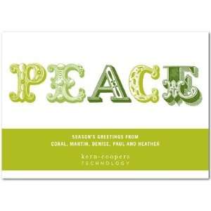   Business Holiday Cards   Peace Stamp By Louella Press: Office Products