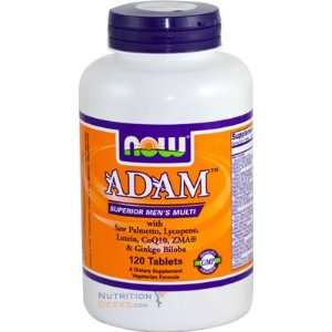  Now Adam Mens Multiple Vitamin, 120 Tablet: Health 