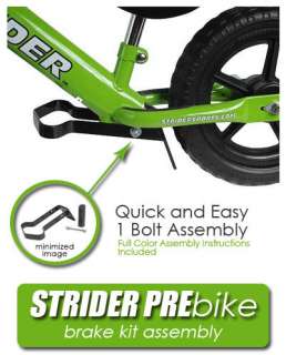 Brake: Strider Balance Bike Assembly Tire Foot Piece  