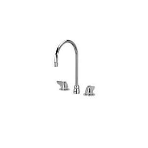   AquaSpec Widespread Lead Free Double Handle Faucet with Metal Wris