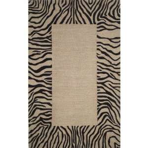  Spello Zebra Border Rug 24W x 8D (Neutral) (0.125H x 24 