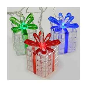   : Gift Box LED String Lights, Battery Operated: Patio, Lawn & Garden