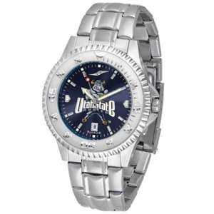 Utah State Aggies NCAA Anochrome Competitor Mens Watch (Steel Band)