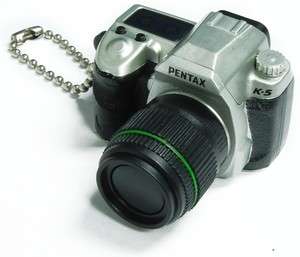 Pentax Capsule Mini Camera Keychain K 5 Limited Silver Camera *New 