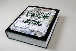 Michigan Obsolete Bank Scrip Notes Signed Numbered Lee  