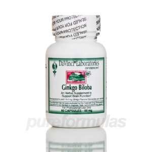  DaVinci Labs Ginkgo Biloba 60 mg 90 capsules Health 