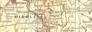 CONNECTICUT: & Rhode Island; Inset map Newport, 1903  