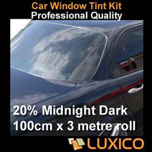 20% Dark SunTek Car Window Film Tint Tinting 100cmx3m  