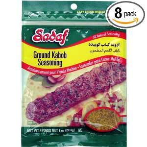 Sadaf Ground Meat Kabob Season, 1 Ounce (Pack of 8):  