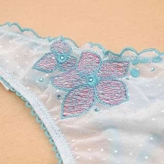 F468 STAR U/W embroidered bra set & 2 thongs D DD DDD/E  