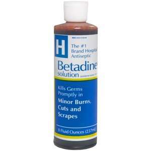  Betadine Solution, 8.0 OZ (2 Pack)