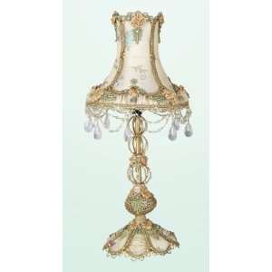  Bethel Aw07   1 Light Beige Fabric Table Lamp: Home 