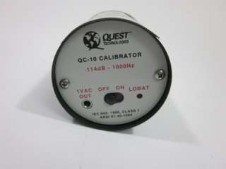 Quest 2200 Sound Level Meter w/ Calibration Unit ,Manuals And Case 