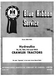 International T4 T5 TD5 Hydraulics Service Manual IH  