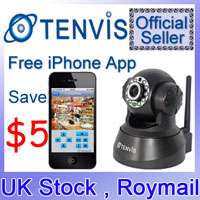 Official Tenvis Wireless WIFI IP Network Security CCTV Camera Mini 