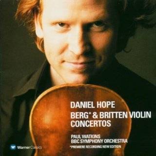 Berg, Britten Violin Concertos ~ Hope by Alban Berg (Audio CD   2004 