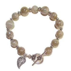  Labradorite & Tibetan Silver Bracelet 8.75 Jewelry