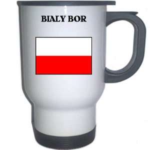  Poland   BIALY BOR White Stainless Steel Mug Everything 