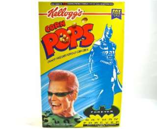 1995 Complete Set Batman Forever Corn Pops Cereal Boxes  