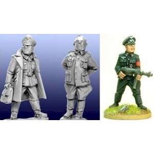  28mm Thrilling Tales (Pulp) German Officers (3) Toys 