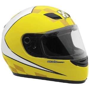  Sparx S 07 Torino Full Face Helmet Medium  Yellow 