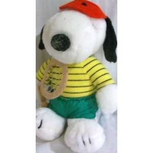   Snoopy Plush Badminton Player Doll Toy From Japan: Toys & Games