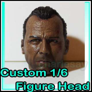 Bruce Willis 1:6 figure head for hot toys bbi body  