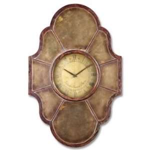  Vintage Golden Mirrors Wall Clock: Home & Kitchen