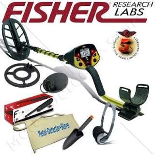 FISHER F2 METAL DETECTOR 4 8 11COILS FREE PINPOINTER, HEADPHONES 