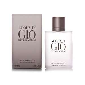 Acqua Di Gio After Shave Lotion By Giorgio Armani 3.4 oz / 100 ml New 