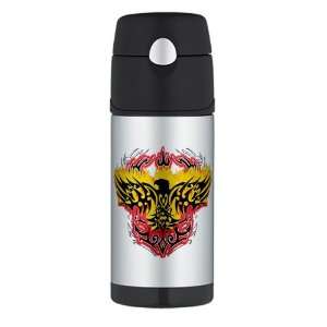  Thermos Travel Water Bottle Tribal Flaming Eagle 