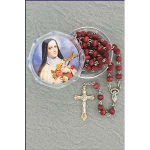  Saint Therese Rosary (48 078 03) in Round Case