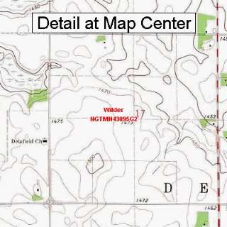 USGS Topographic Quadrangle Map   Wilder, Minnesota (Folded/Waterproof 