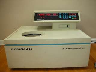 Beckman Coulter TL 100 Ultracentrifuge 100,000 RPM  