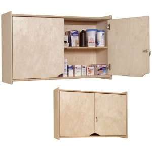  Locking Wall Storage Cabinet: Office Products