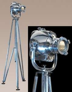   1950s spotlight used on theater and film sets form follows function