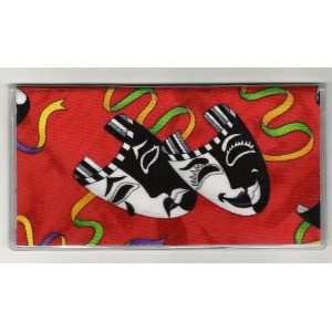  Checkbook Cover Drama Theatre Masks 