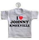 Love Johnny Knoxville Mini T Shirt For Car Window