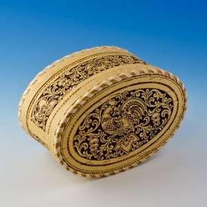 Birch Wooden Jewelry Box, Russian Jewelry Box, Russia:  