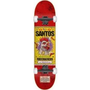  Birdhouse Santos Firecracker Complete Skateboard   8.2 w 