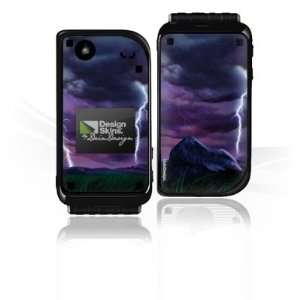  Design Skins for Nokia 7270   Purple Lightning Design 